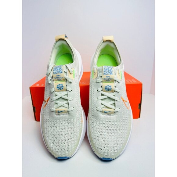 Nike Interact Run Light Bone Bright Mandarin Running Shoes FD2292-001 - Picture 7 of 7